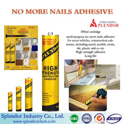 No More Nails Glue/No Nail Adhesive/Stable Glue/High Strength Construction Adhesive(id:10220742 ...