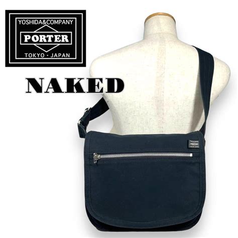 Yahoo オークション 円状態良好PORTER NAKED SHOULDER BAG ポ