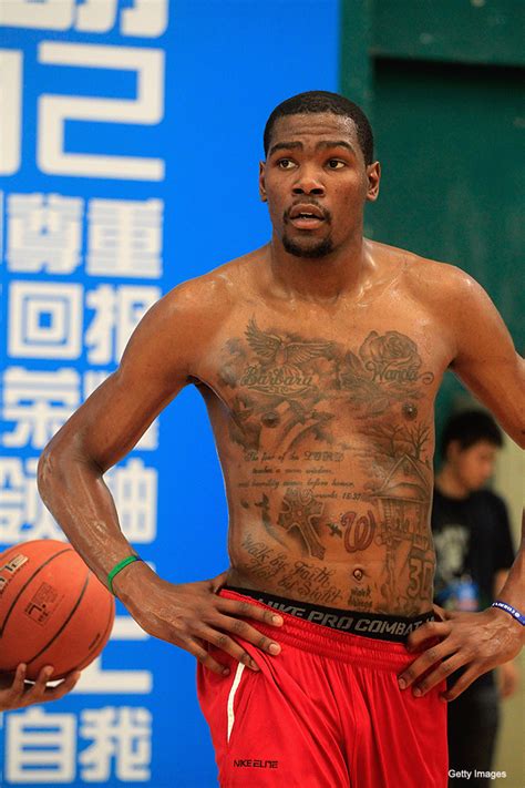 Black Male Celebrities Kevin Durant Shirtless NBA Player