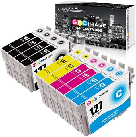 Gpc Image Remanufactured Ink Cartridge Replacement For Epson 127 T127 To Use With