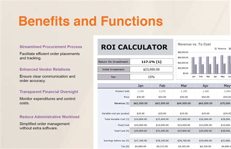 ROI Calculator Template in Excel, Google Sheets - Download | Template.net