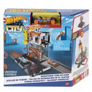 Pista Hot Wheels City Oficina De Reparos Mattel HDR25 Pistas Magazine Luiza