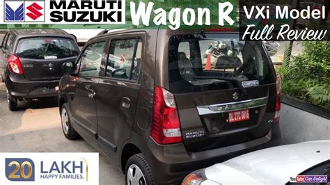 Maruti Wagon R Vxi Model Interiorexterior Walkaround And Review Youtube