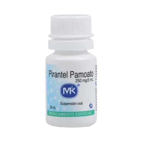 Pirantel Pamoato 250Mg 5mL Susp Oral Mk Frasco X 15 ML Los Expertos