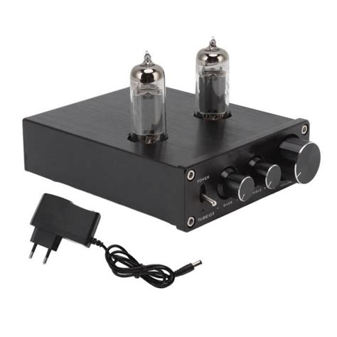 Cikonielf ampli récepteur stéréo TUBE 03 Amplificateur Audio Noir avec