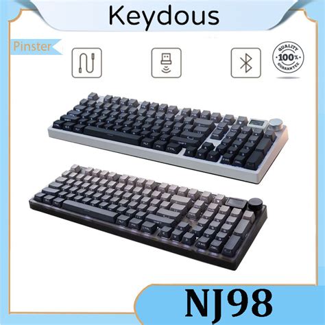 Keydous Nj Mode G Bluetooth Wireless Hot Swap Custom Key Mechanical Keyboard Shopee