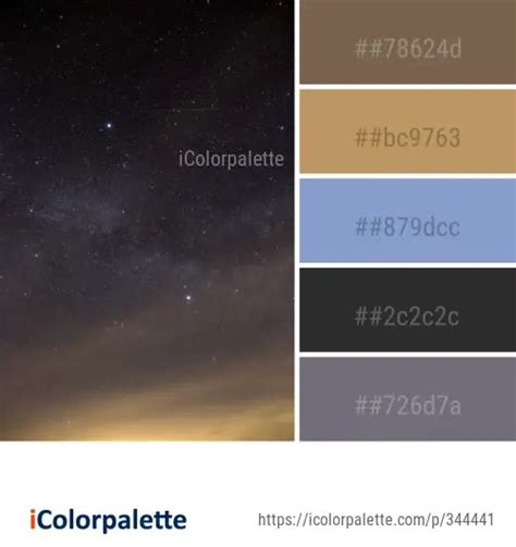 Color Palette Ideas From Galaxy Atmosphere Sky Image Icolorpalette