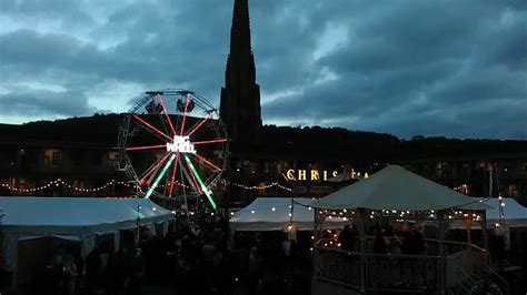 Halifax Piece Hall Christmas Market And Attractions Live Unedited