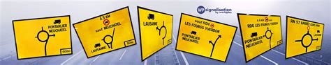 Panneau KD42D Déviation avec mention de la ville WPSignalisation