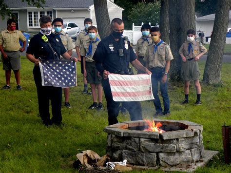 Great turnout for Flag Retirement Ceremony - American Legion Cherry