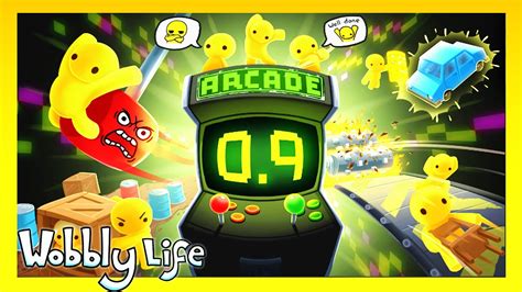 ALLE 4 SPIELAUTOMATEN Im ARCADE MODE Update 0 9 Wobbly Life YouTube