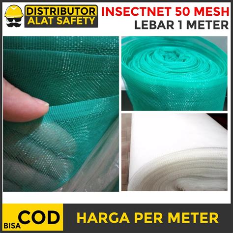 Jual INSECT NET JARING NYAMUK SERANGGA KASA MESH 50 Eceran Per 1 M