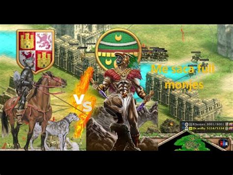 Espa Oles Vs Aztecas Age Of Empires El Poder De Los