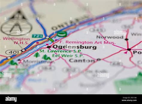 Ogdensburg On A Map Hi Res Stock Photography And Images Alamy