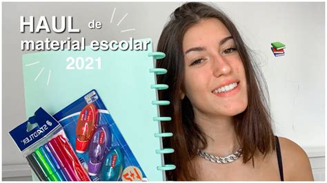 Haul De Material Escolar Ltimo Ano Youtube