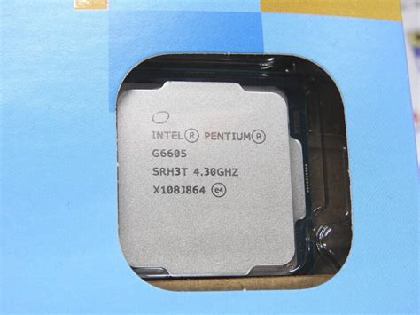 クロック4 3ghzの第10世代インテルcpu「pentium Gold G6605」が発売（アスキー）