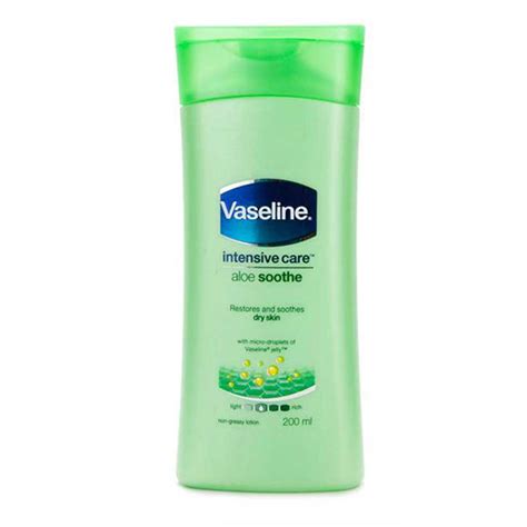 Vaseline Body Lotion Intensive Care Aloe Soothe 200ml Sinin