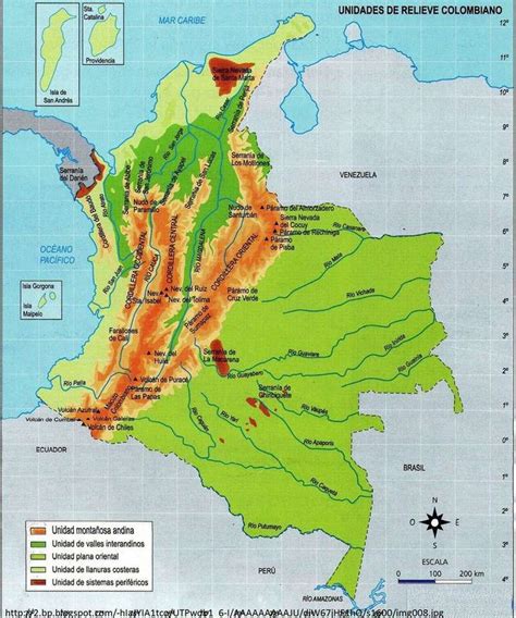 Mapa Kolumbii Puzzle Online