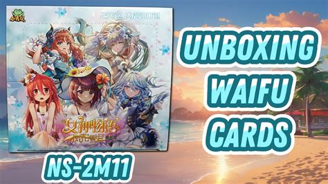 Abrindo A Nova Booster Box De Cartas De Waifus Goddess Story Da Cole O