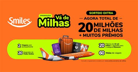 Smiles dobra premiações da campanha Vá de Milhas e anuncia sorteio