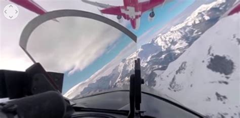 Video Amazing 360° Cockpit View Of Patrouille Suisse And Airbus A319 Lauberhorn 2016 Airlive