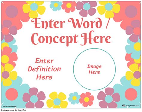 Free Customizable And Printable Word Wall Templates