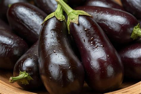 Brinjal Versatile Eggplant In Healthy Cooking Premium Ai Generated Image