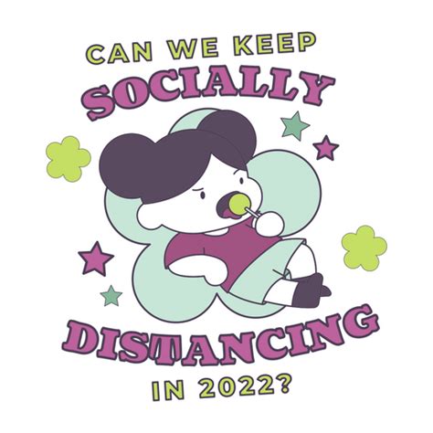 Social Distance New Year Badge Png And Svg Design For T Shirts