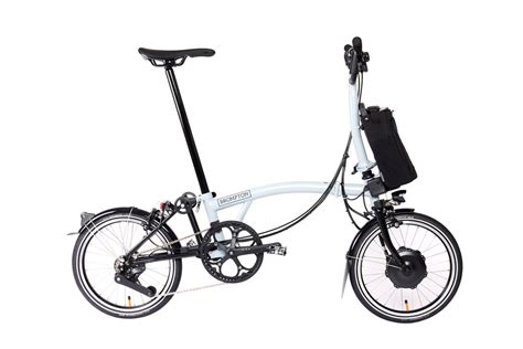 Brompton Electric P Line Urban Gang Lunar Ice Stuttgart