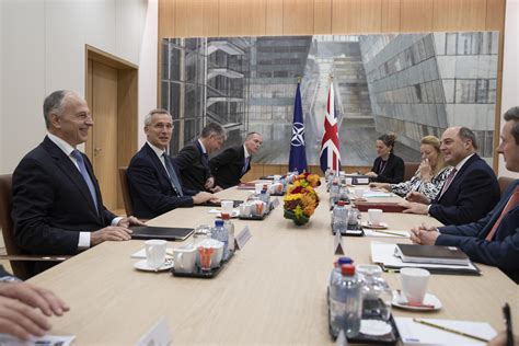 NATO Photo Gallery NATO UK Bilateral Meeting 21 Oct 2021