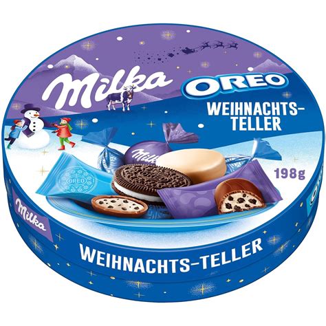 Milka Oreo Weihnachts Teller X G I Weihnachtsschokolade Mix