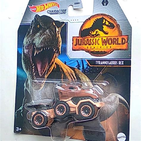 Mattel Toys Hot Wheels Jurassic World Dominion Character Cars Of Tyrannosaurus Rex Poshmark