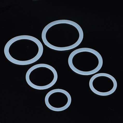 Pc Silicone Seal Ring Flexible Washer Gasket Ring Replacenent For Moka