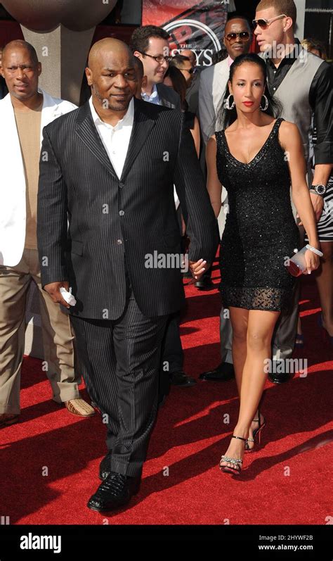 Mike Tyson and Monica Turner at the Annual ESPY Awards, held at the ...