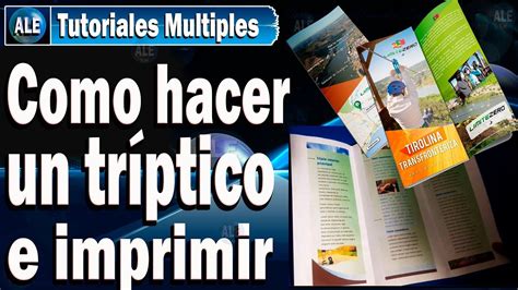 Como Hacer Un Tr Ptico Dise Ar E Imprimir Un Tr Ptico En Publisher