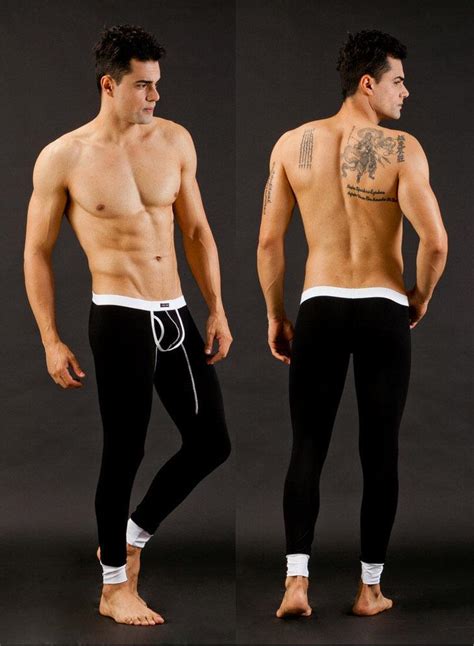 2018 Mens Thermal Underwear Winter Modal Cotton Brand Long Johns Gay