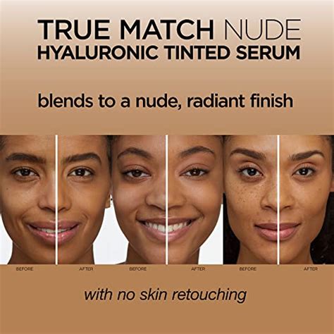 LOréal Paris True Match Nude Hyaluronic Tinted Serum Tinted Face Serum with Hyaluronic Acid