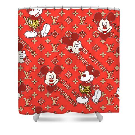 Louis Vuitton Shower Curtain Disney My Luxurious Home