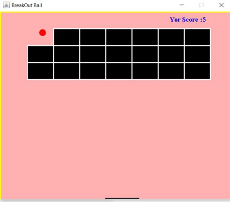 Brick Breaker Develop A Game In Java