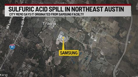 City Of Austin Says Sulfuric Acid Spill Originated From Samsung Facility Youtube