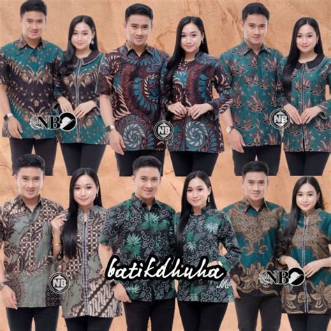 Jual Batik Seragam Kantor Couple Warna Hijau Toska Hijau Sage M L Xl