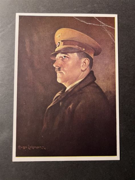 1942 Nazi Germany Postcard Cover Munich No Address Adolf Hitler Hugo