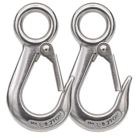 Pack Grab Hooks Slip Hooks Stainless Steel Lifting Hook Rigging