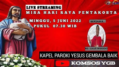 MISA HARI RAYA PENTAKOSTA YouTube