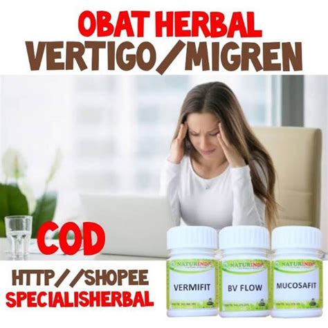 Jual Vermifit Obat Herbal Sakit Kepala Vertigo Migren Berat Sebelah