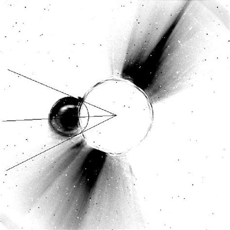 Negative Of A Running Difference Image From LASCO C2 At 00 42 UT