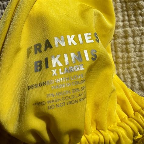 Frankies Bikinis Tia Ribbed Bikini Set In Lemon Drop Gem