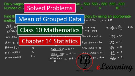 Solved Problems Mode Of Grouped Data Class Mathematics Chapter