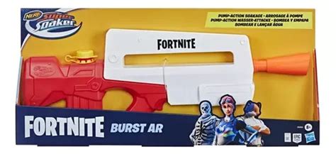 Nerf Fortnite Lanza Agua Super Soaker Burst Ar Hasbro Cuotas Sin Inter S