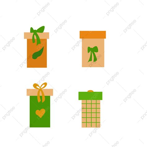 Birthday Gift Box Clipart Hd Png Green Gift Box Illustration With